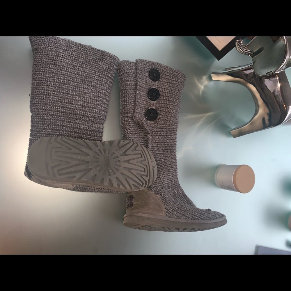 Knit ugg boots size 6